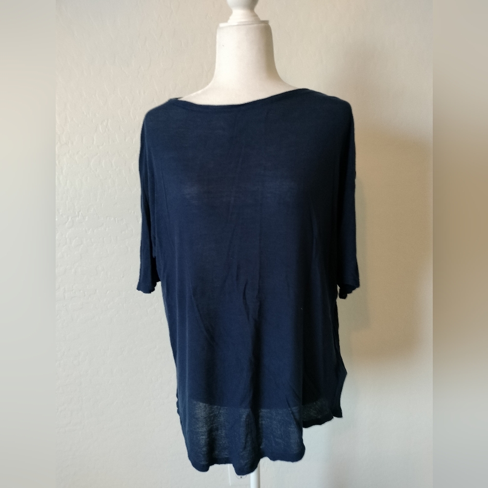 Ivy Park Slouchy Navy Blue Women's Top